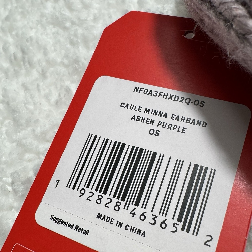 The North Face, Women's Cable Minna Earband, OS, Ashen Purple - Picture 3 of 5